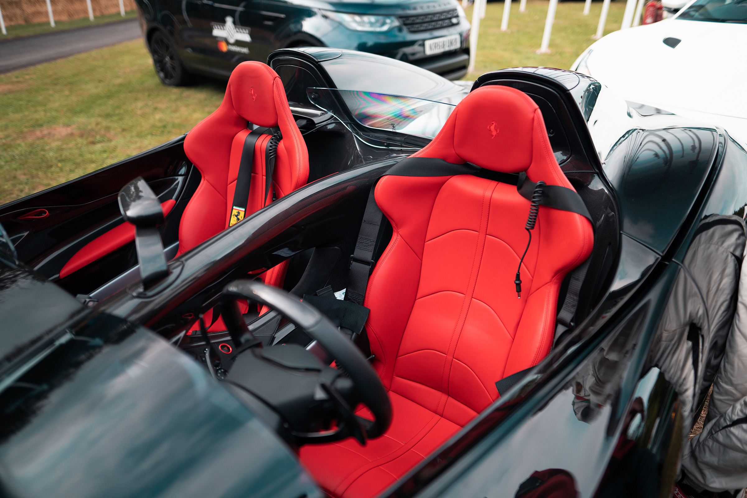 Ferrari Monza SP2 Goodwood FoS seats