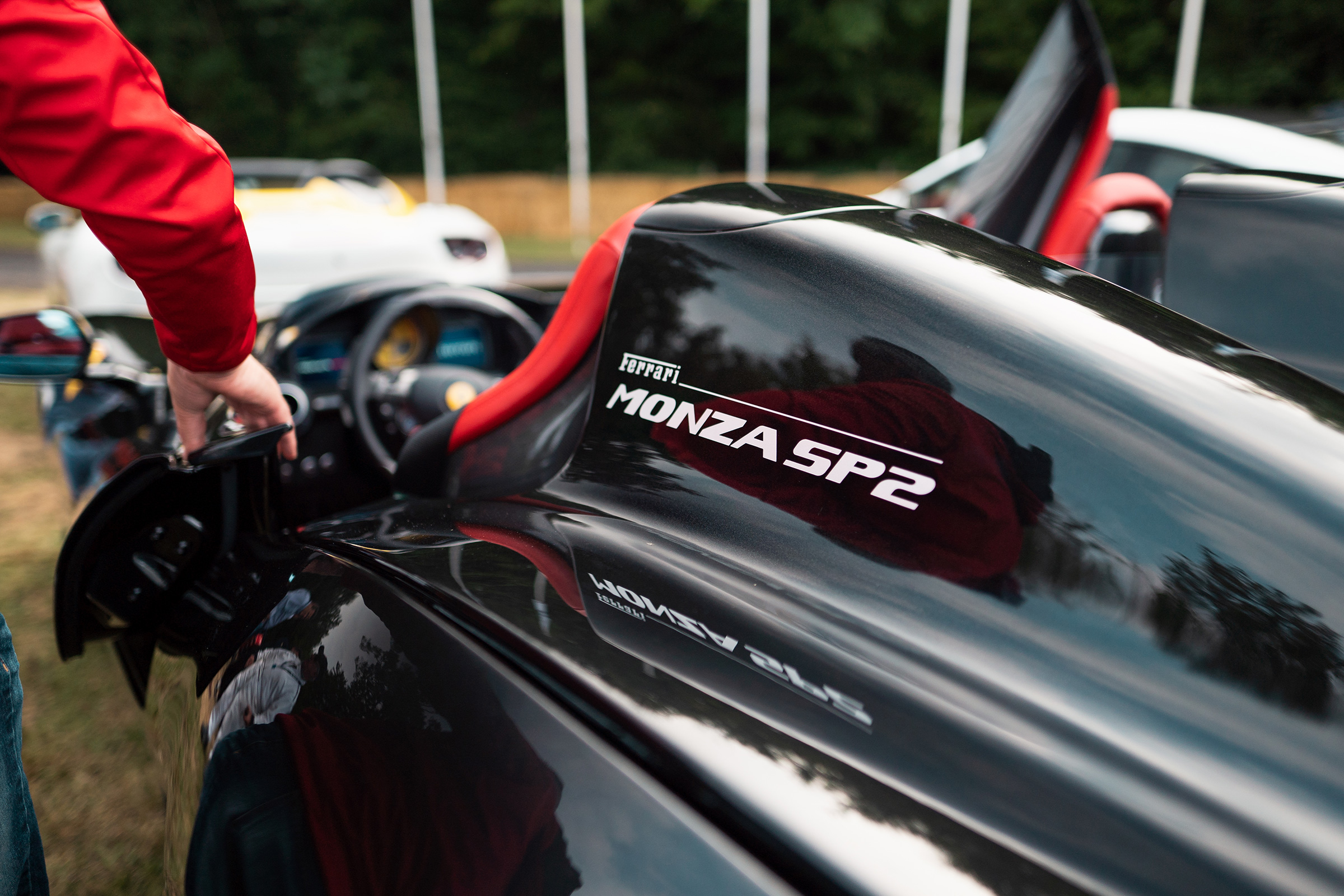Ferrari Monza SP2 Goodwood FoS logo
