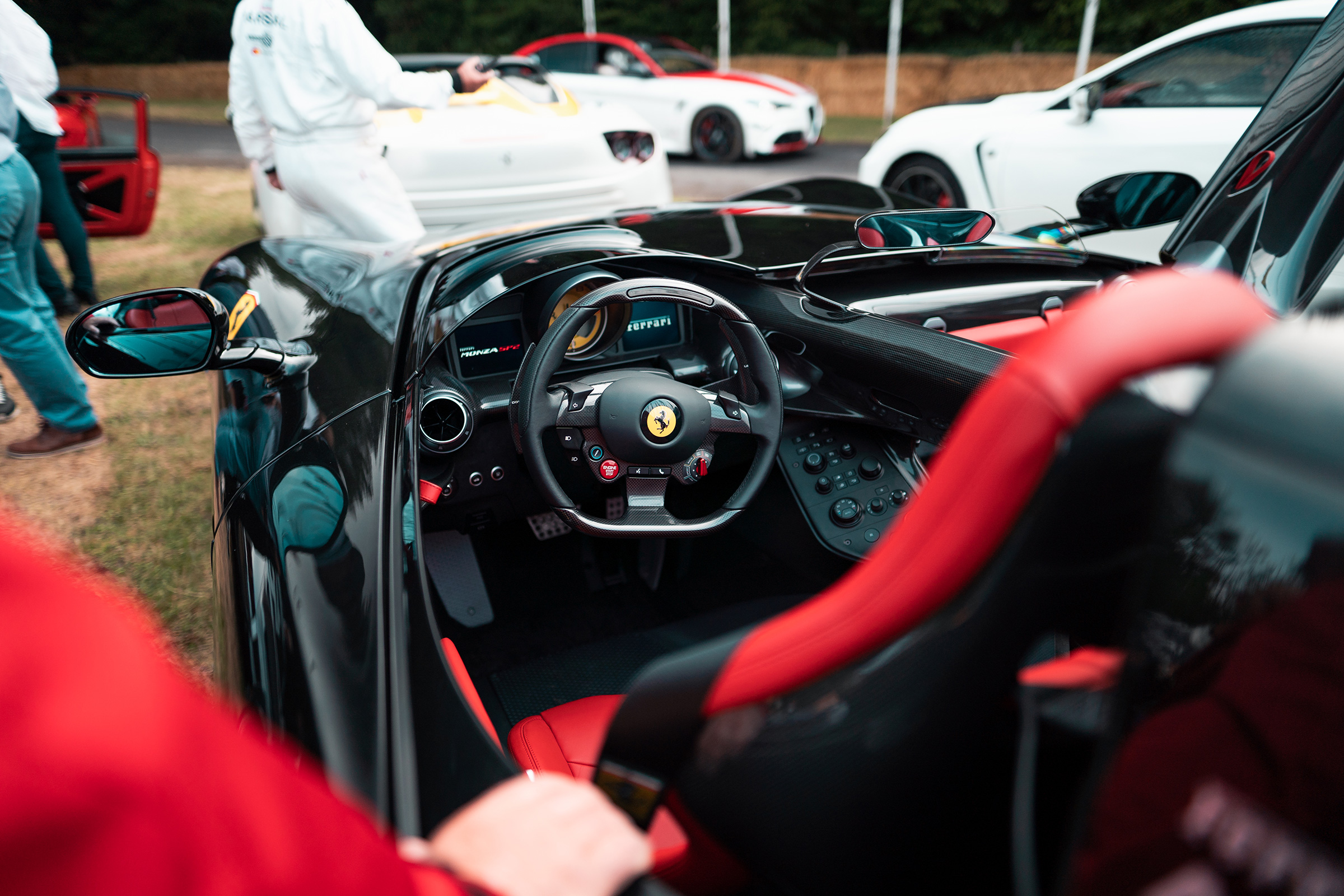 Ferrari Monza SP2 Goodwood FoS cockpit