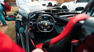 Ferrari Monza SP2 Goodwood FoS cockpit