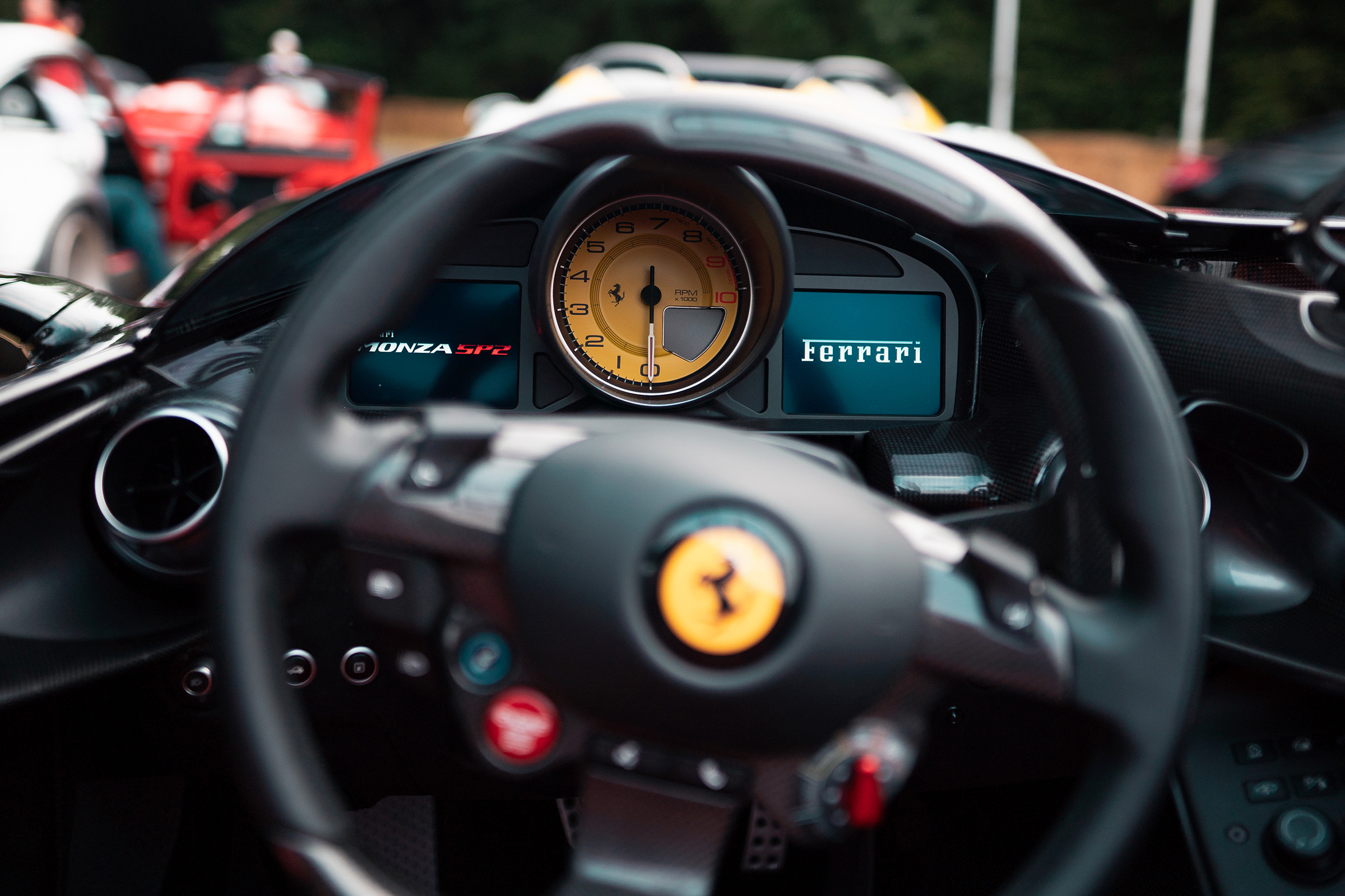 Ferrari Monza SP2 Goodwood FoS dials