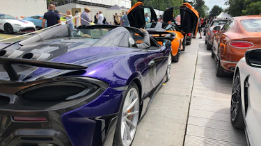 Goodwood FoS Supercar queue -