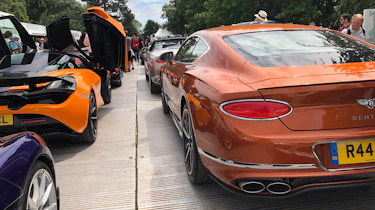 Goodwood FoS Supercar queue -