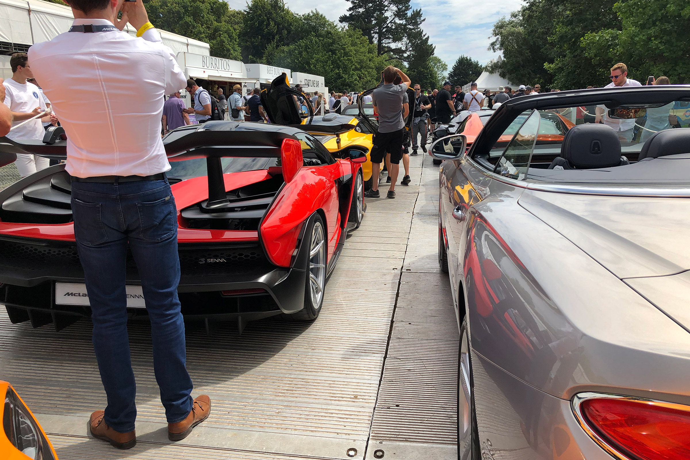 Goodwood FoS Supercar queue - 