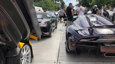 Goodwood FoS Supercar queue -