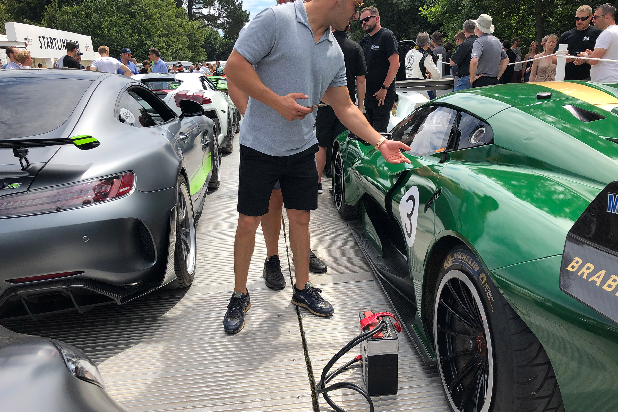 Goodwood FoS Supercar queue - 