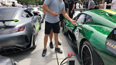 Goodwood FoS Supercar queue -