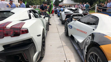 Goodwood FoS Supercar queue -