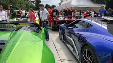 Goodwood FoS Supercar queue -