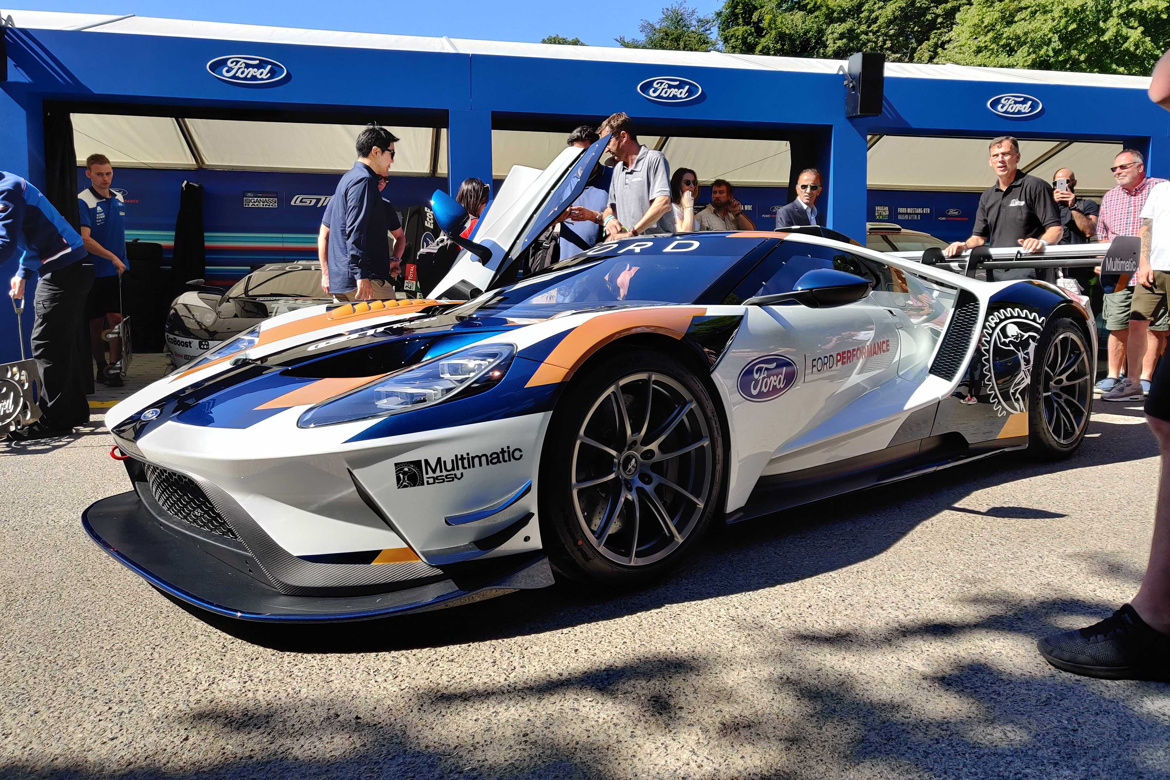 Track-only Ford GT Mk II Goodwood front