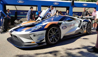 Track-only Ford GT Mk II Goodwood front