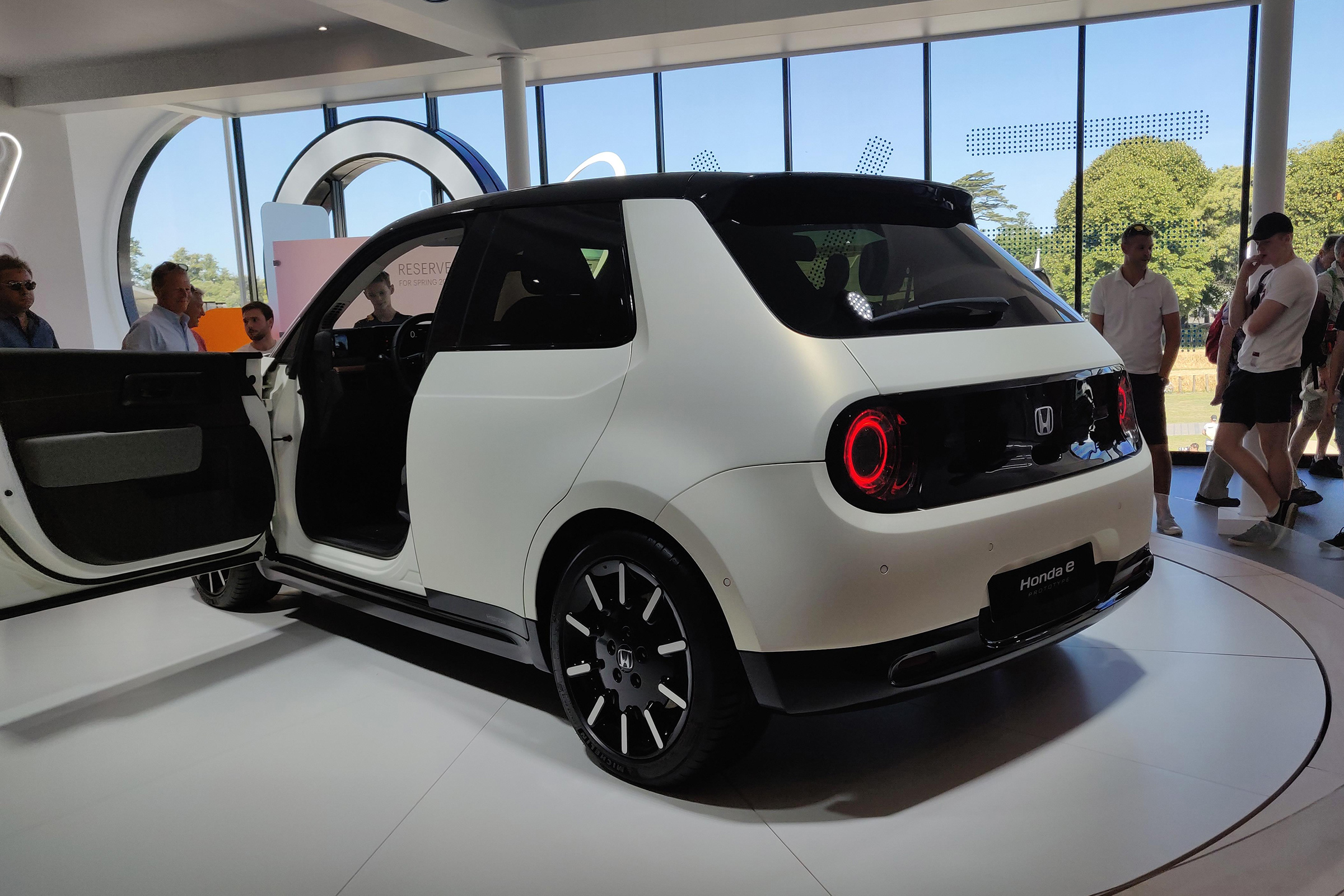 Goodwood 2019 - supercar paddock Honda e