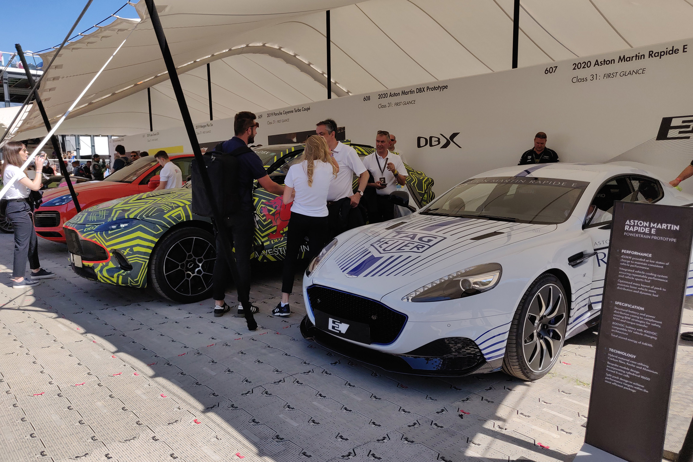 Goodwood 2019 - supercar paddock Aston Martins