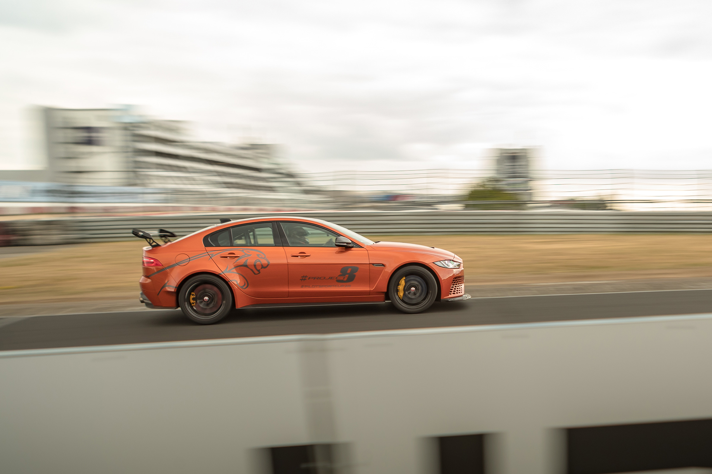 Jaguar XE SV Project 8 Nurburgring 2019  side
