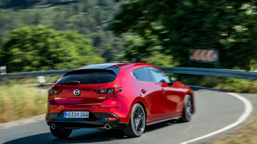 New Mazda 3 Skyactiv-X 2019 review rear corner