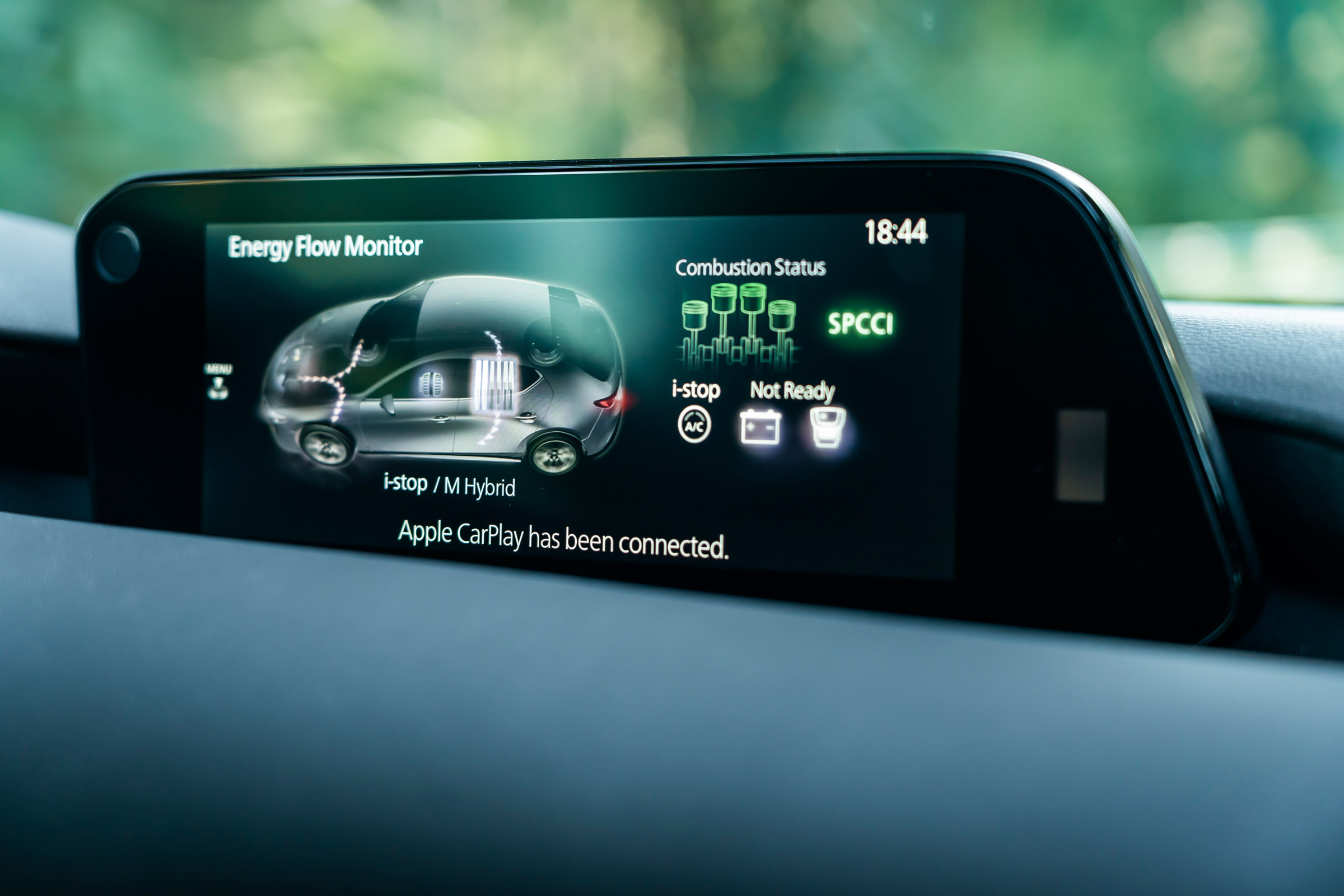 New Mazda 3 Skyactiv-X 2019 review screen