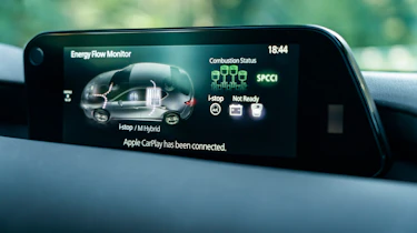 New Mazda 3 Skyactiv-X 2019 review screen