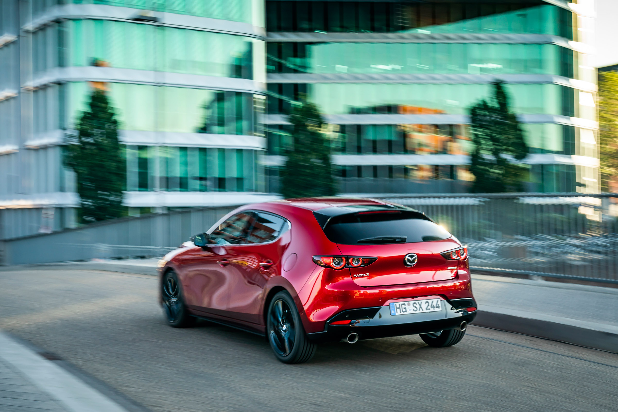 New Mazda 3 Skyactiv-X 2019 review rear