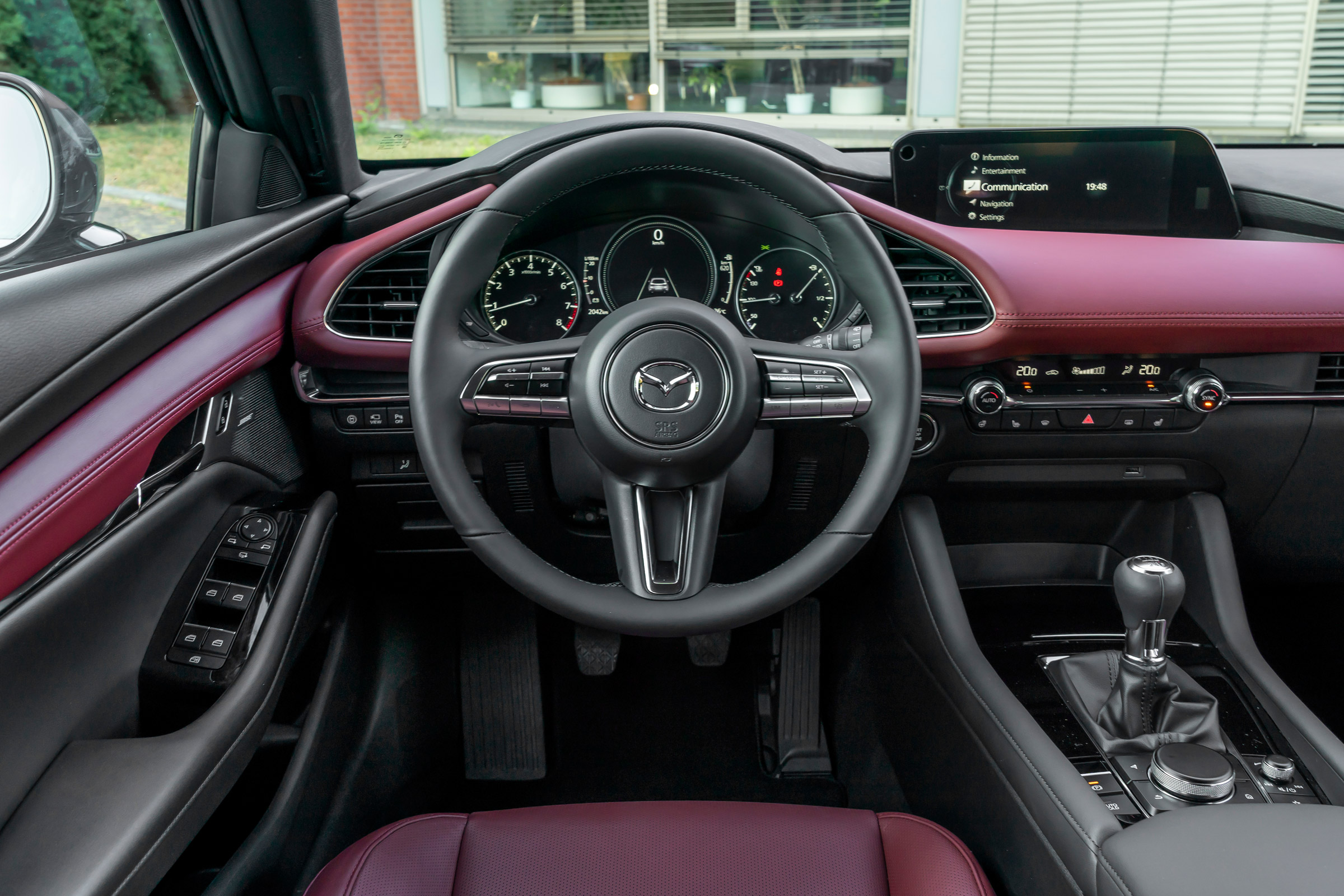 New Mazda 3 Skyactiv-X 2019 review dash
