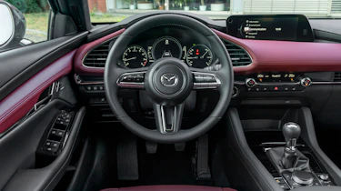New Mazda 3 Skyactiv-X 2019 review dash