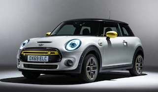 Mini Electric front three quarters