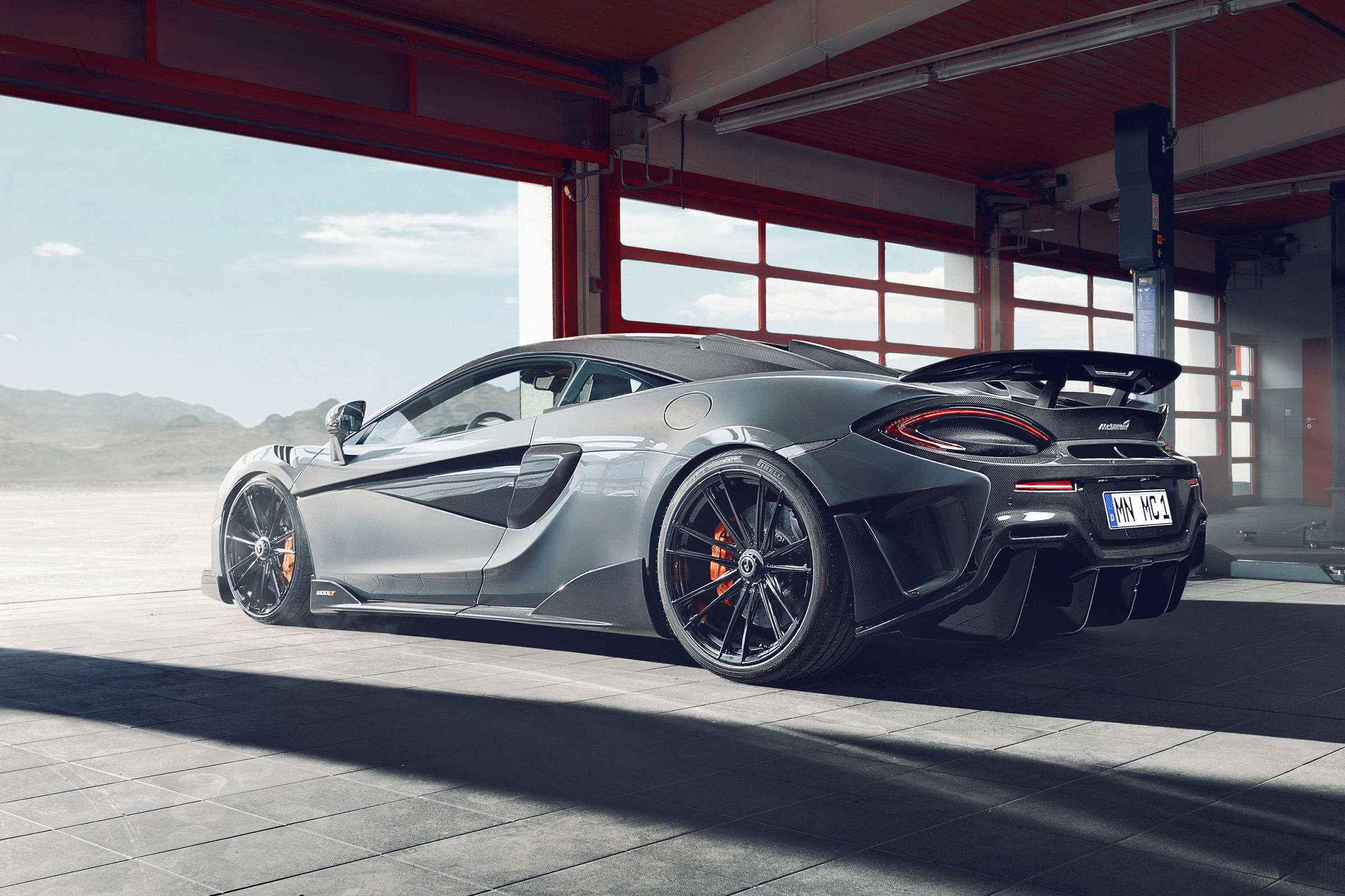 Novitec McLaren 600LT rear three quarters