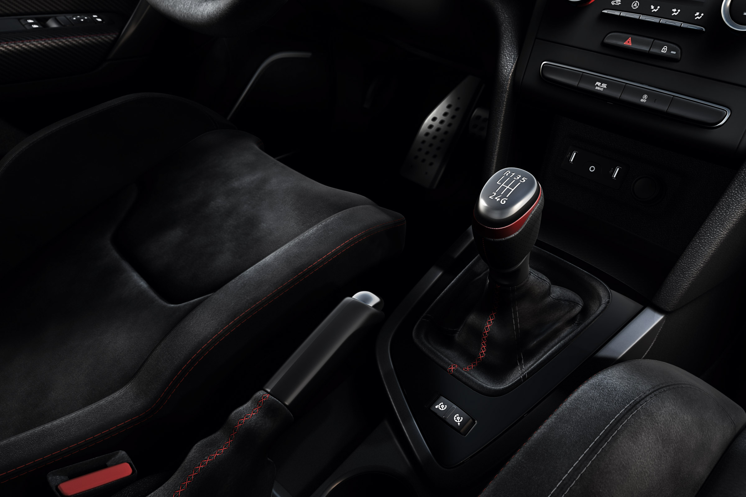 Renault Sport Megane Trophy-R gear lever