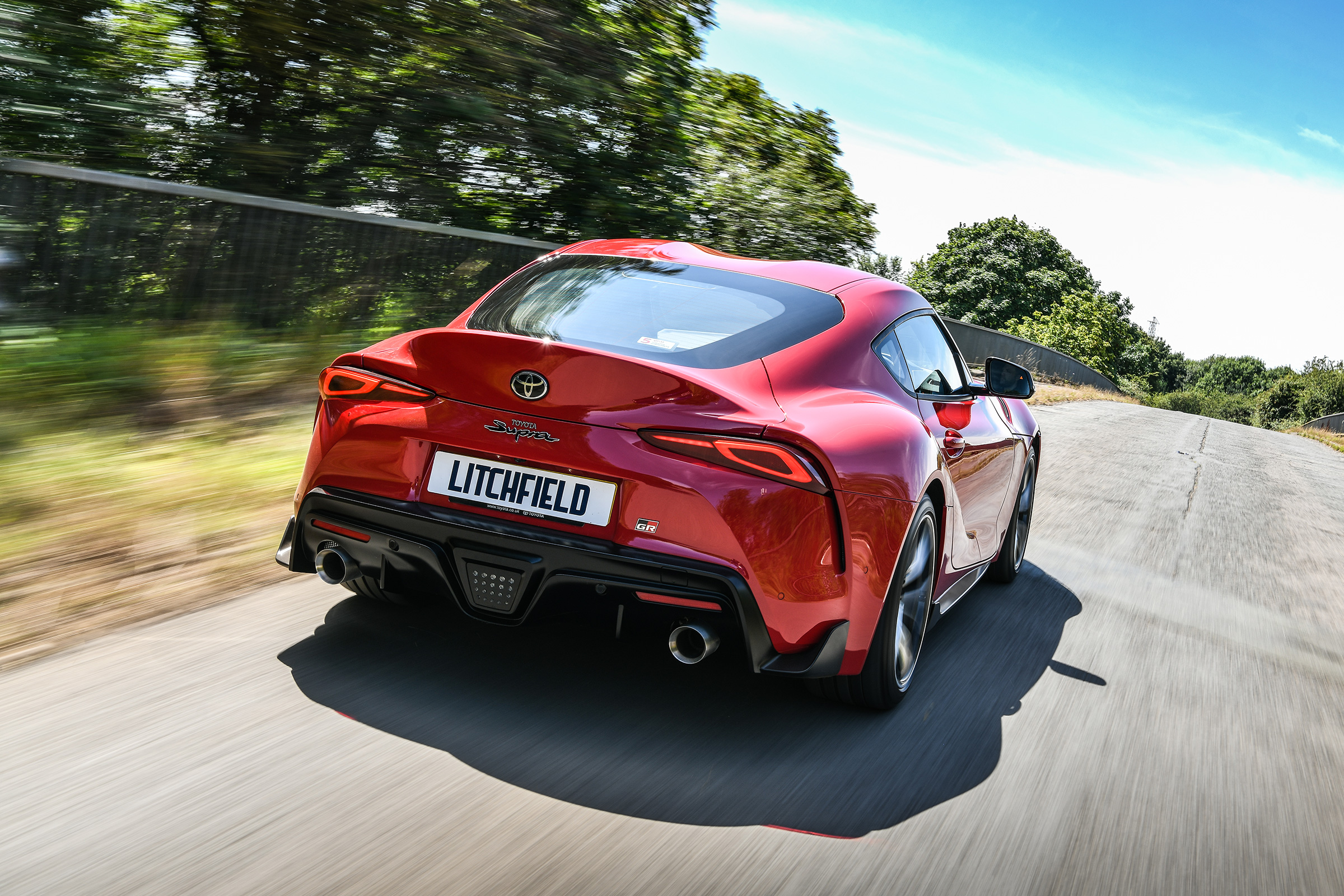 Litchfield Toyota Supra rear dynamic