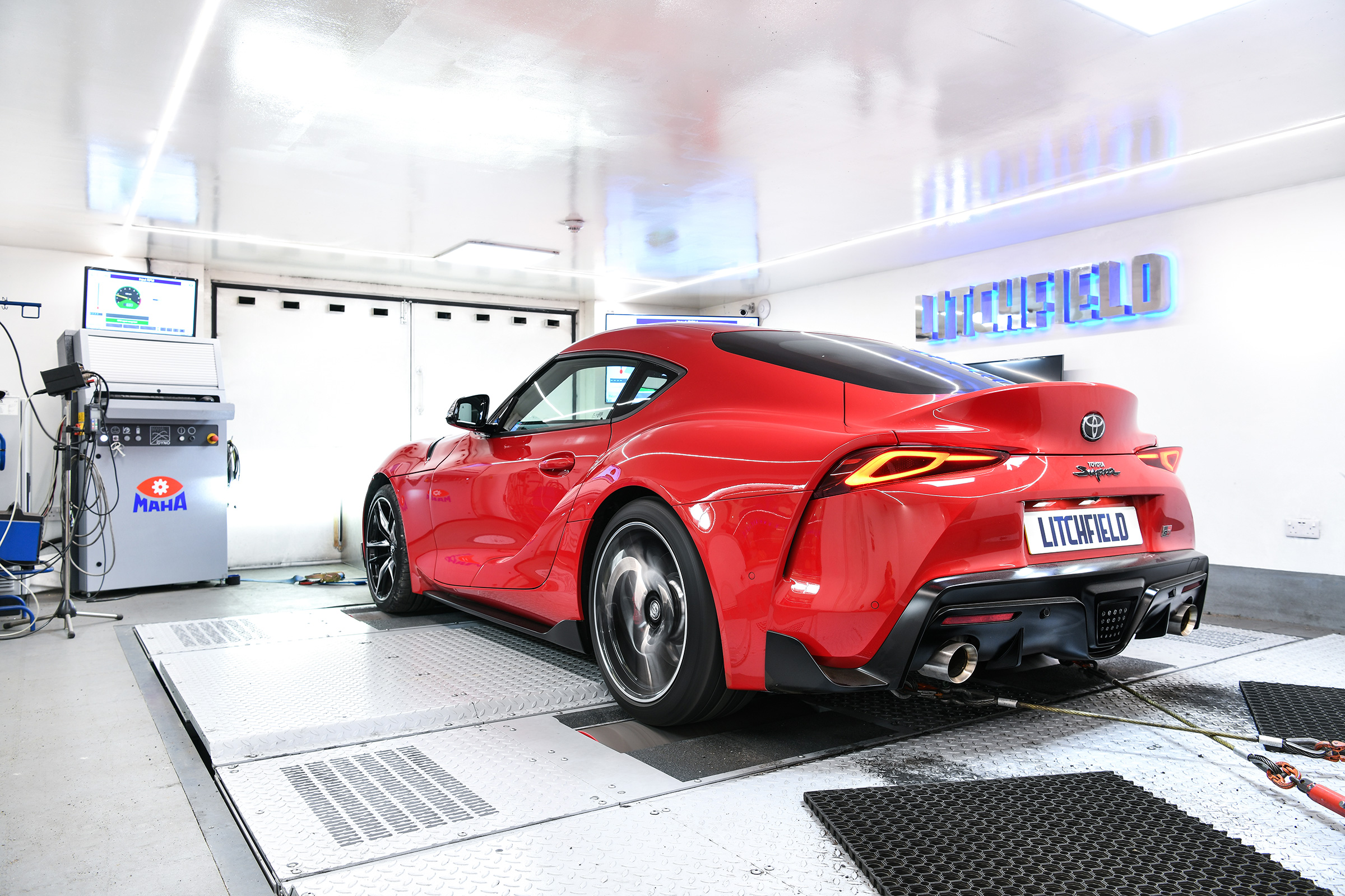 Litchfield Toyota Supra rear dyno