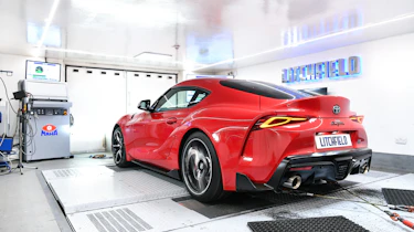 Litchfield Toyota Supra rear dyno