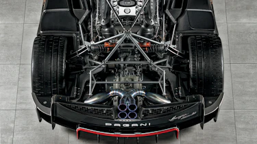 Pagani Huayra BC Roadster engine