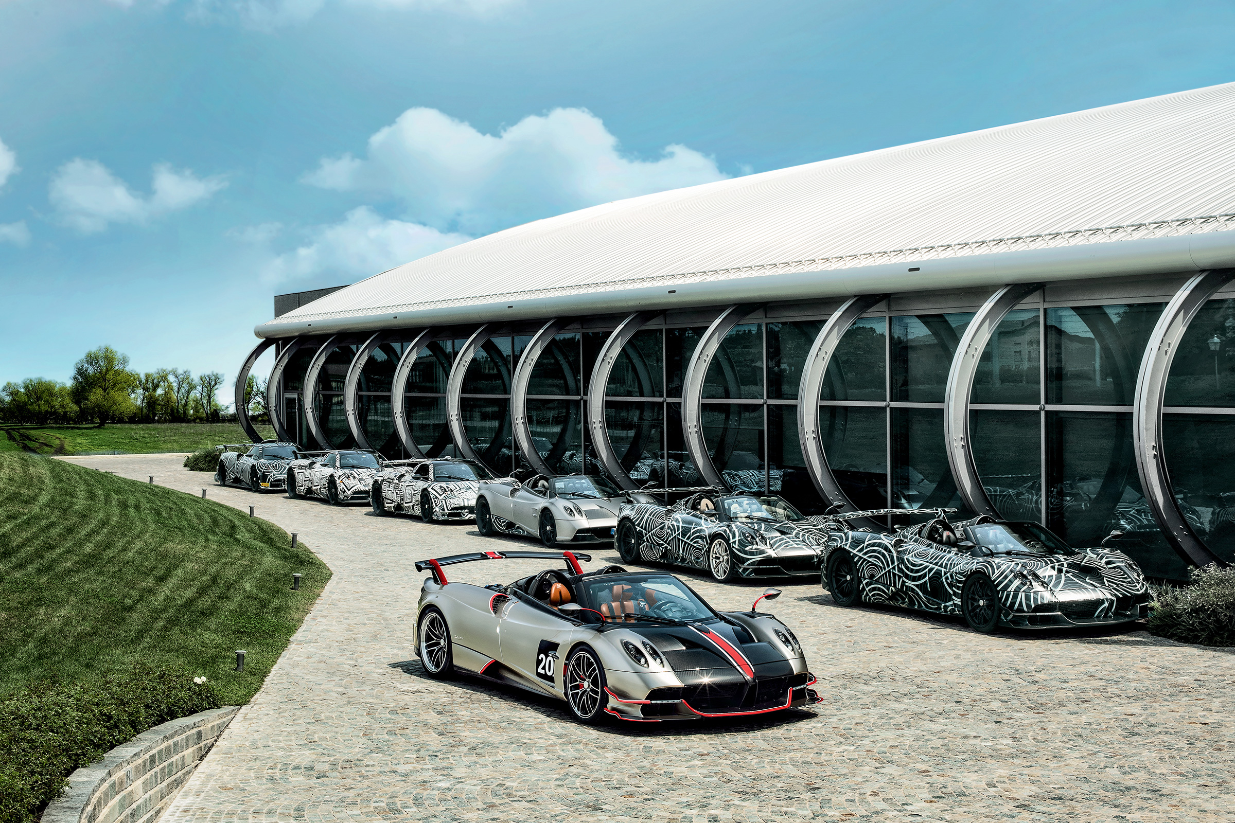 Pagani Huayra BC Roadster front