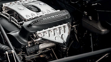 Pagani Huayra BC Roadster engine
