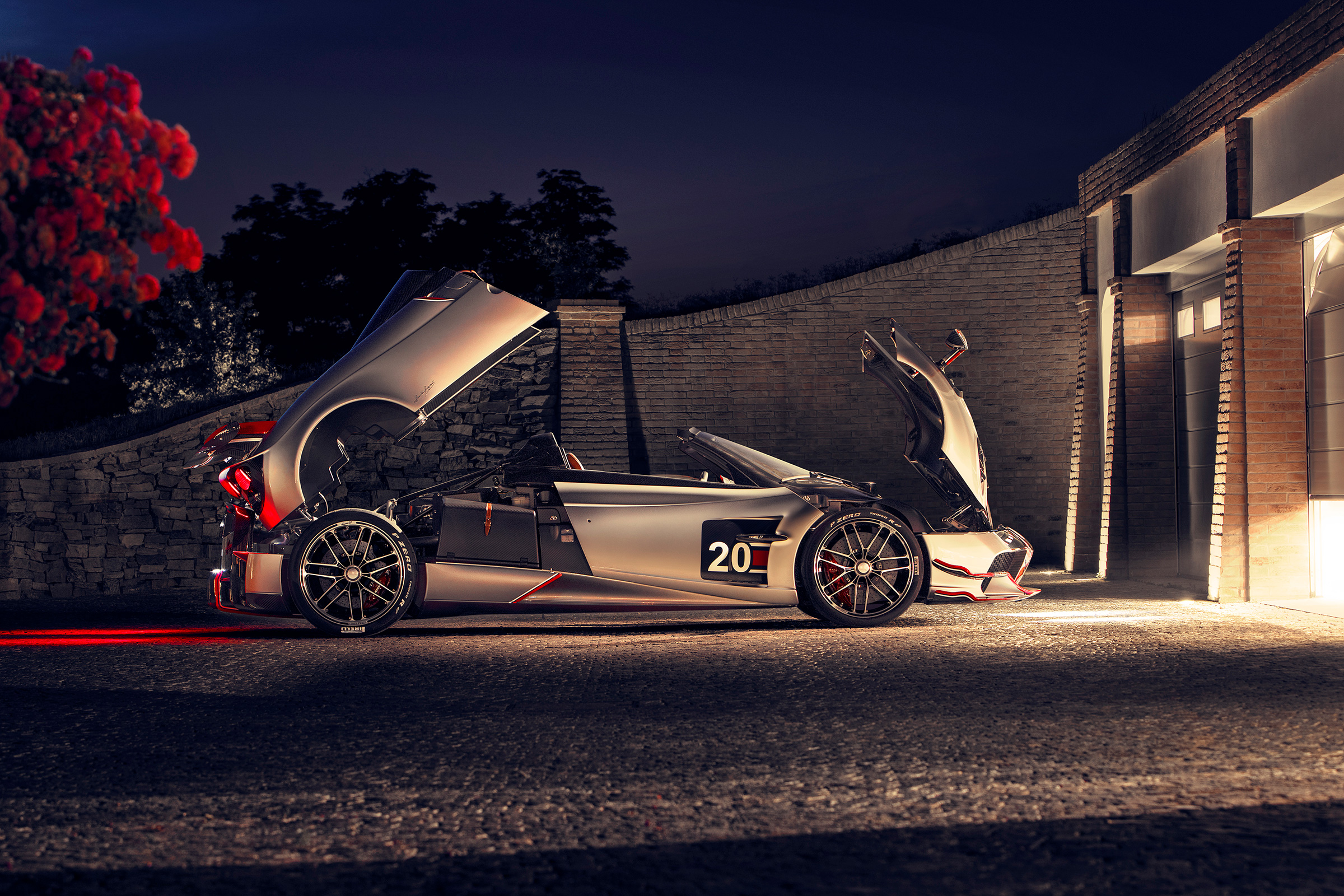 Pagani Huayra BC Roadster side