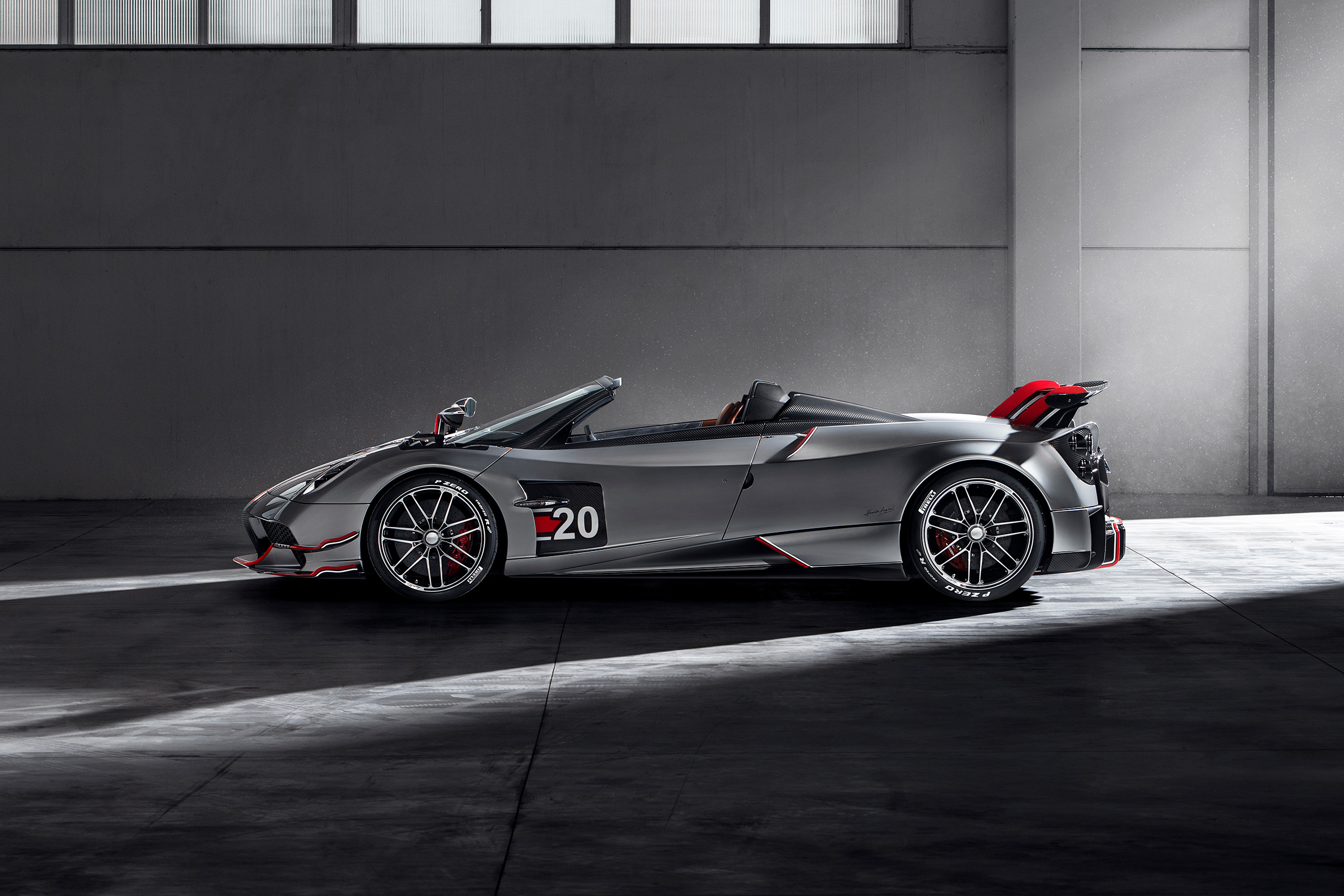 Pagani Huayra BC Roadster side