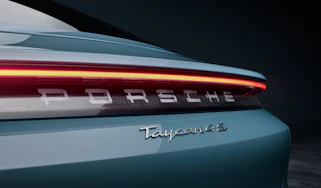 Porsche Taycan rear