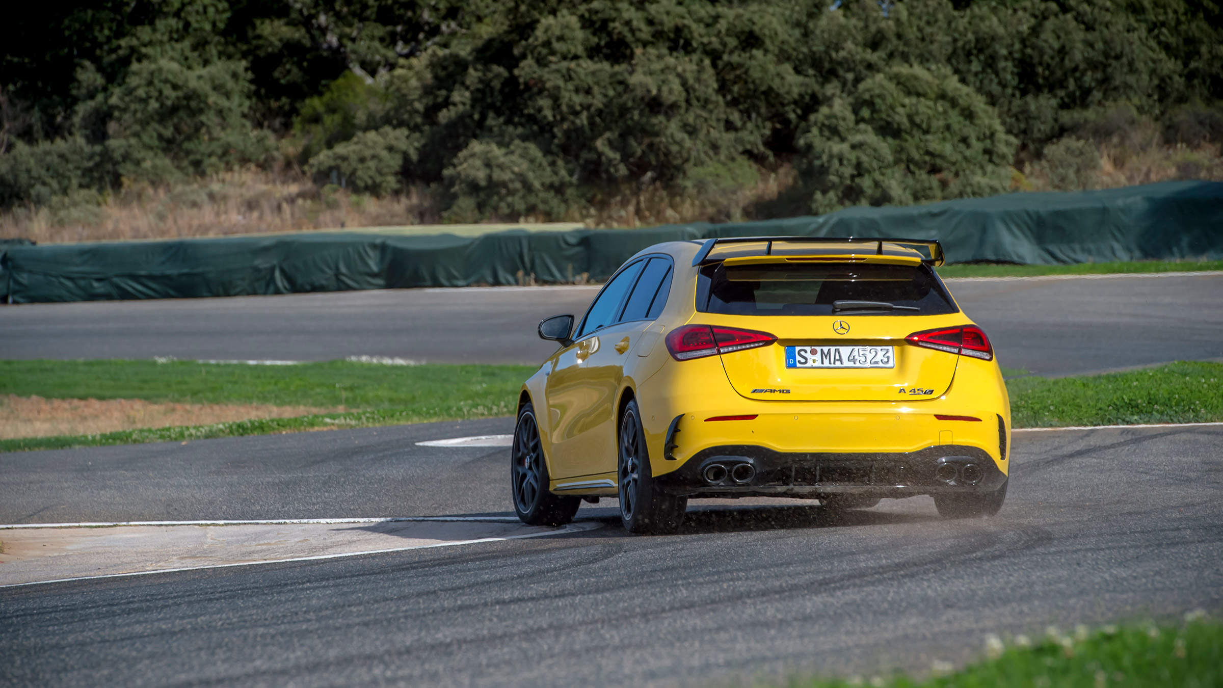Best hot hatchbacks - Mercedes-AMG A45 S rear