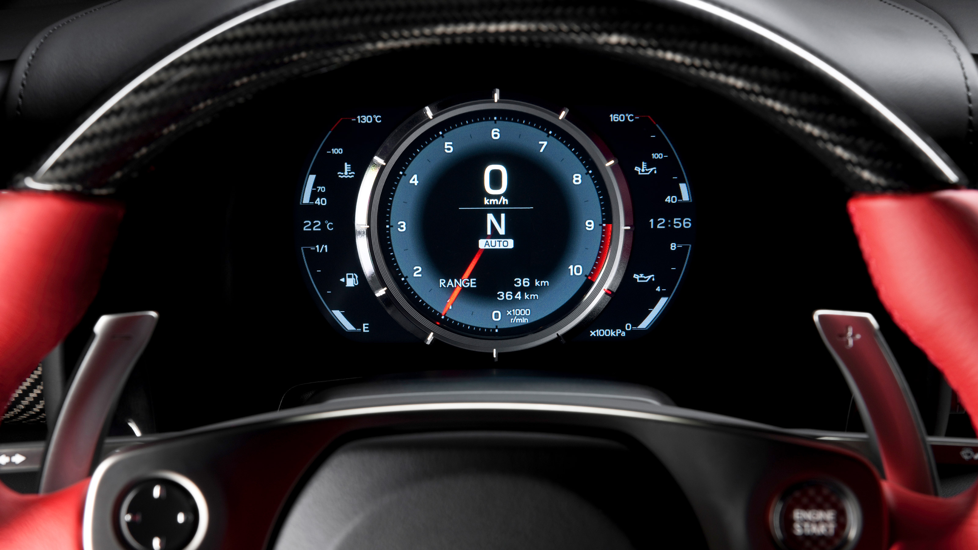 Lexus LFA rev counter