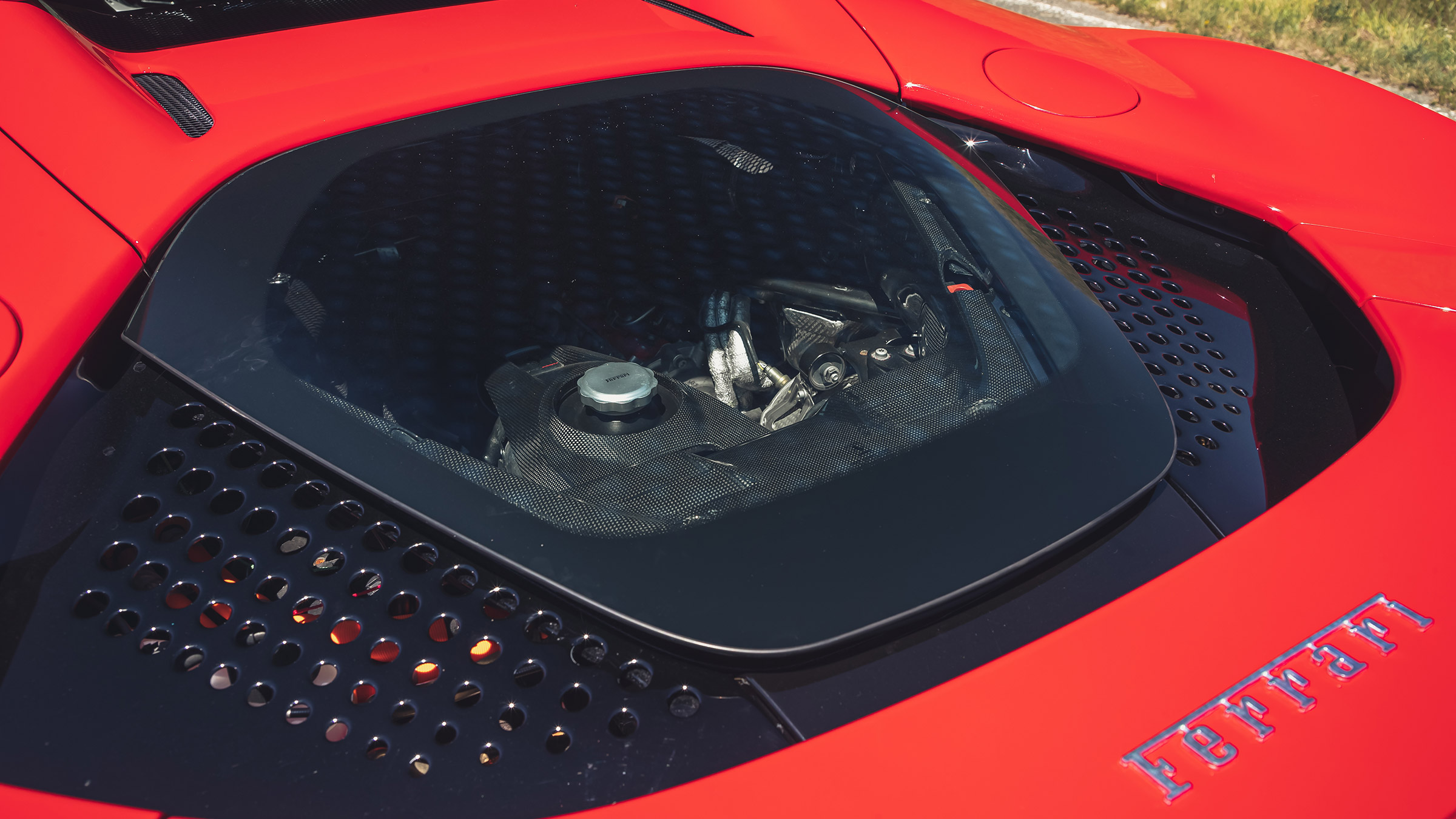 Best hybrid cars 2021 - SF90 engine cover