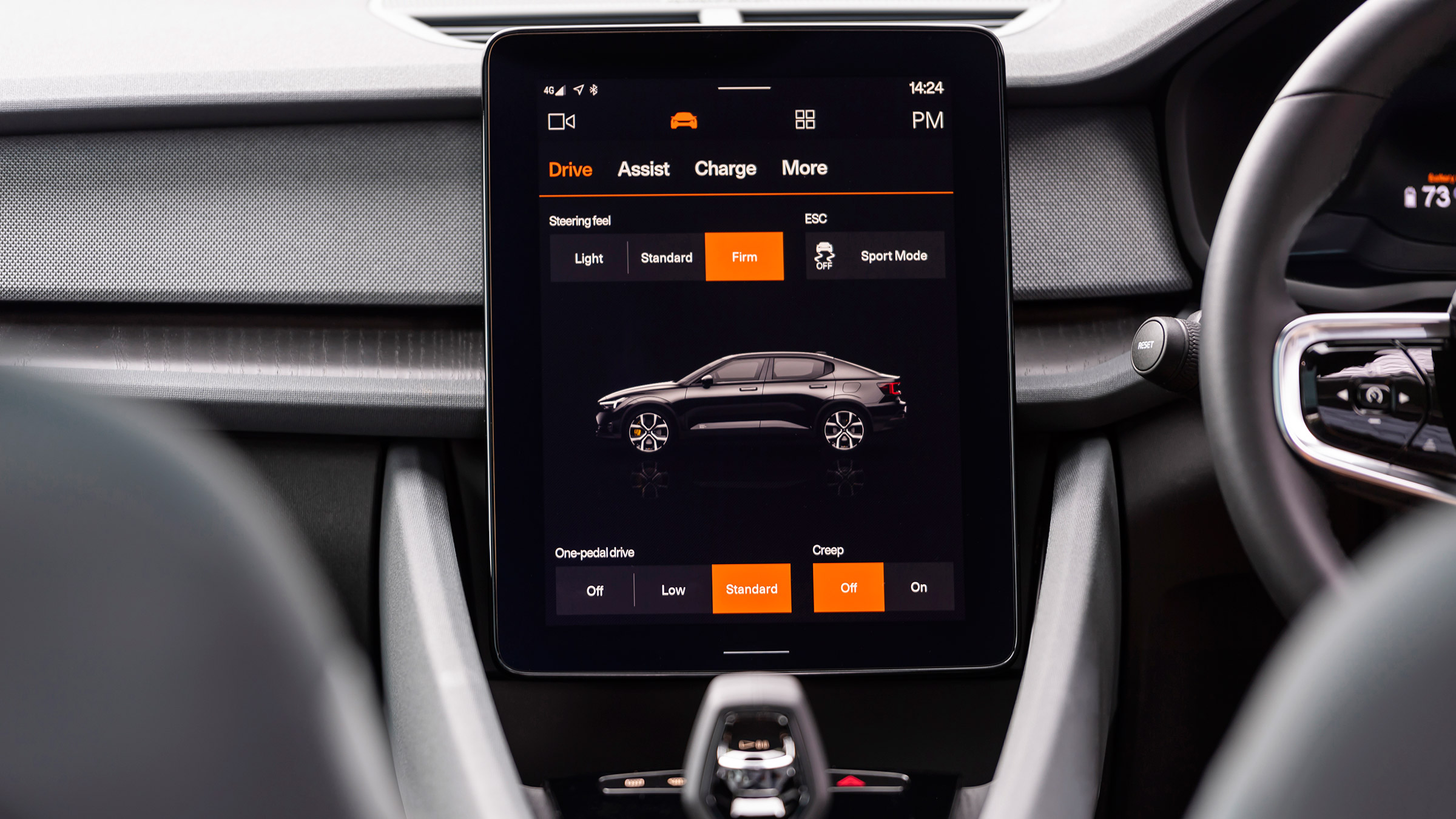 Polestar 2 – infotainment