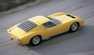 Lamborghini Miura louvred engine cover