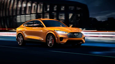 Ford Mustang Mach-E GT front three quarters