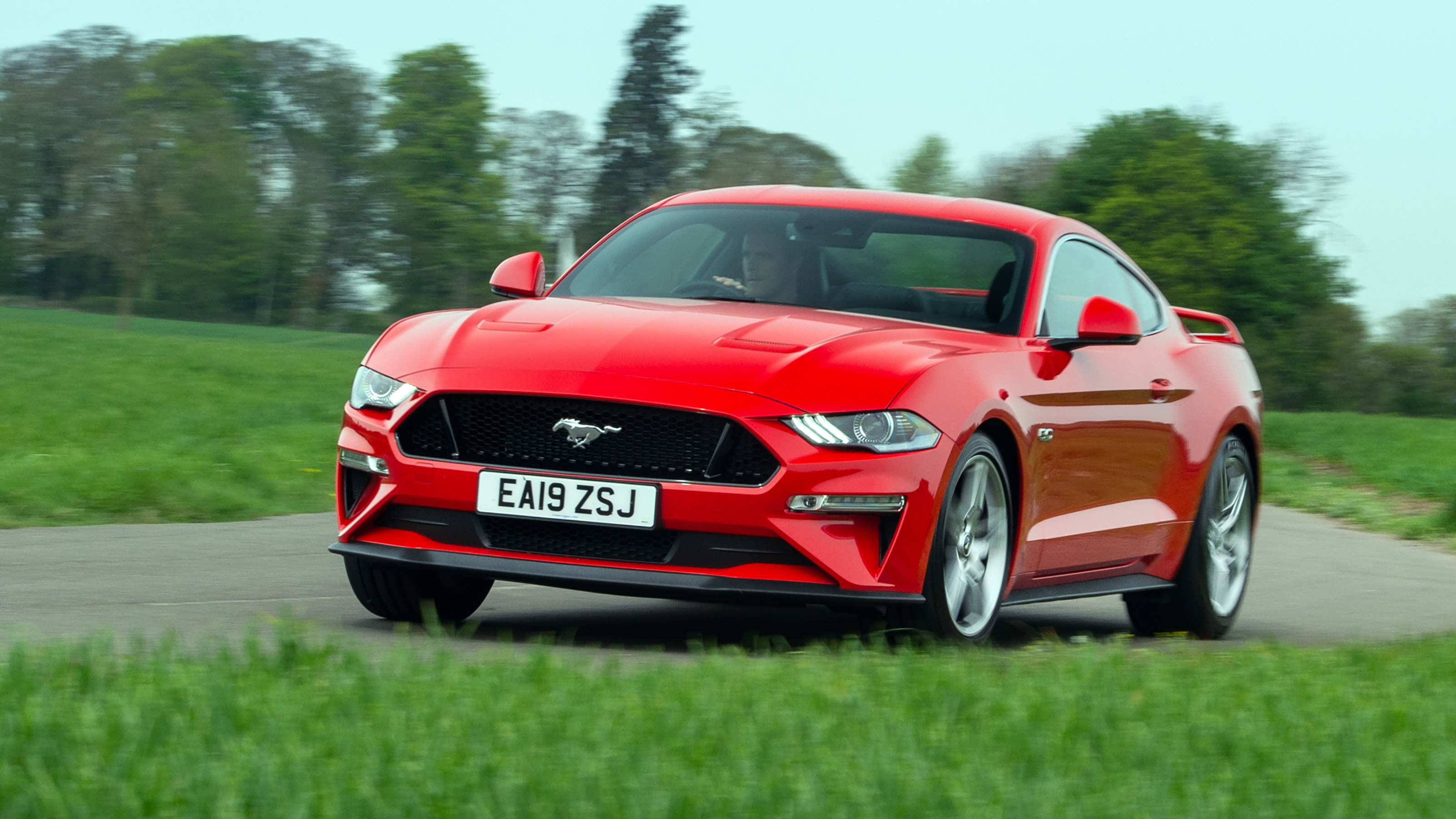 Ford Mustang front red