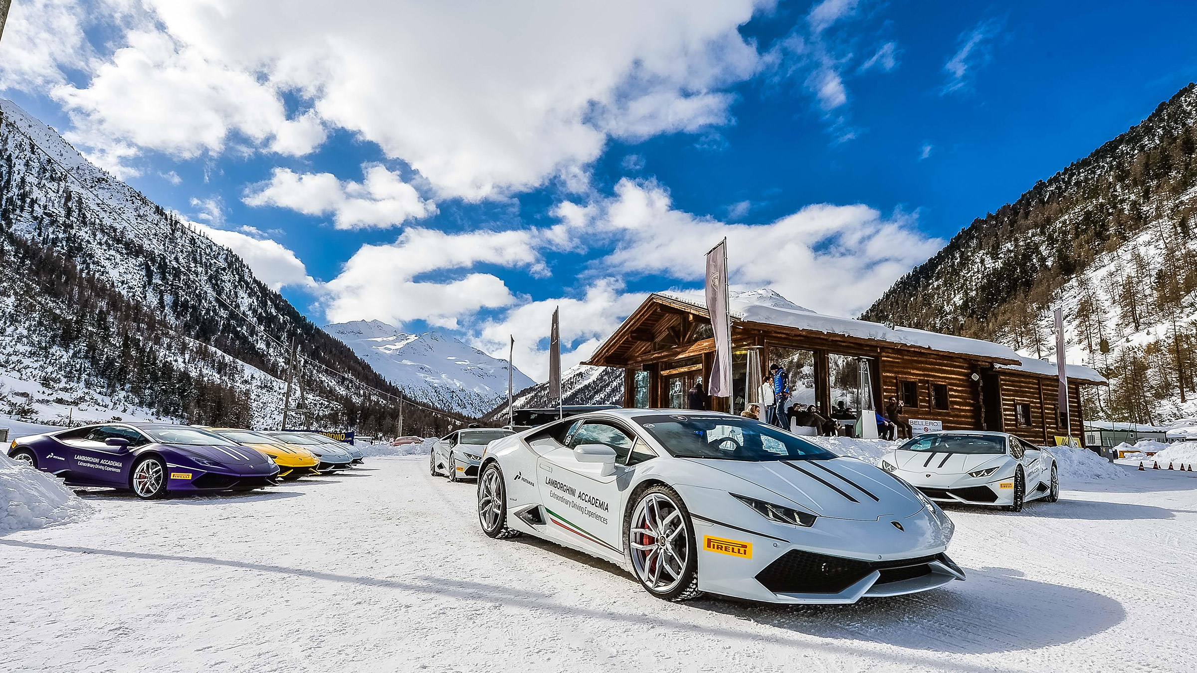 Pirelli winter tyres campaign - Lamborghini Winter experience