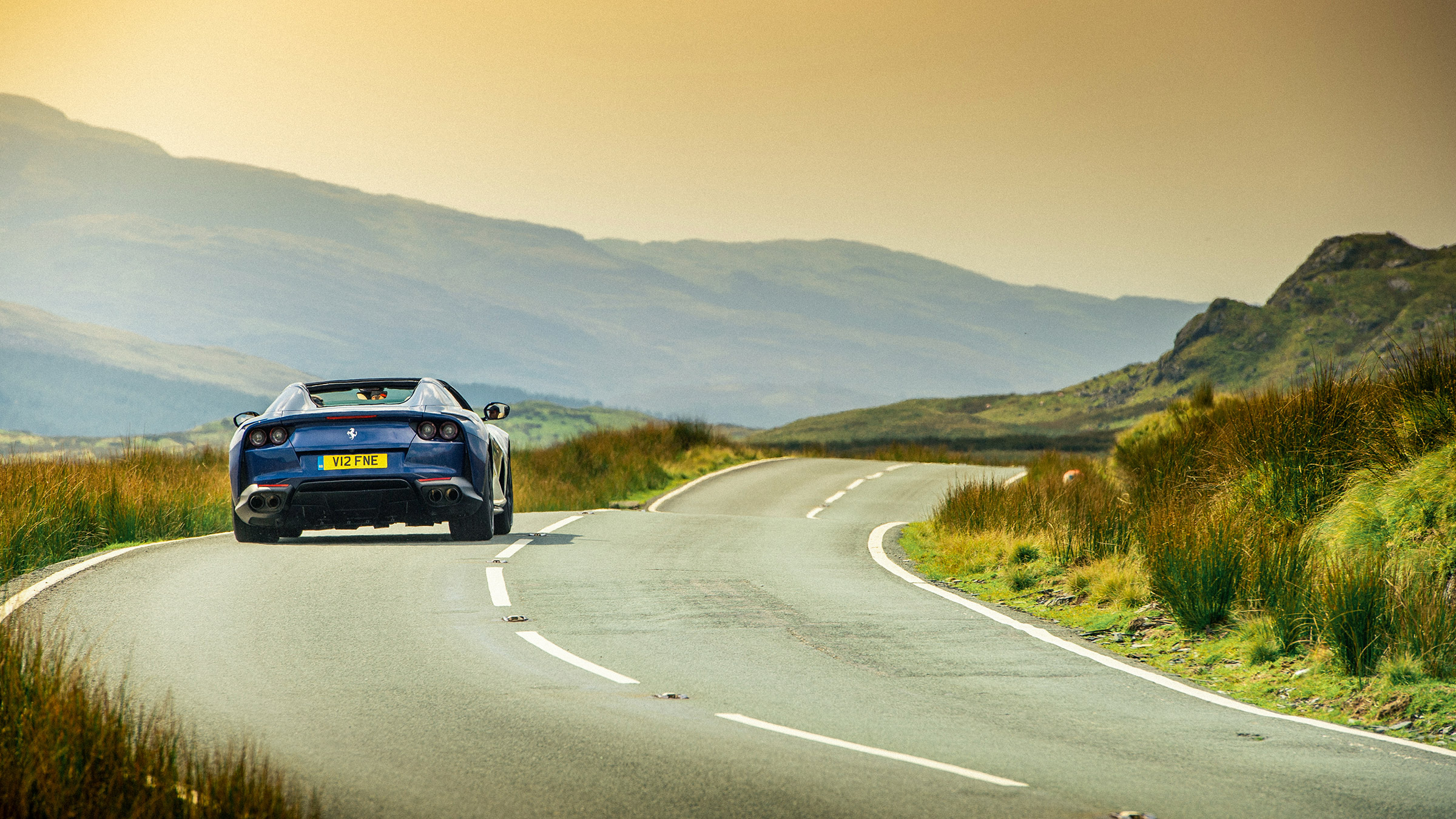 Ferrari 812 GTS TDF blue - rear
