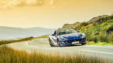 Ferrari 812 GTS TDF blue - action