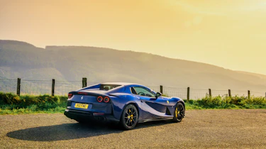 Ferrari 812 GTS TDF blue - rear static