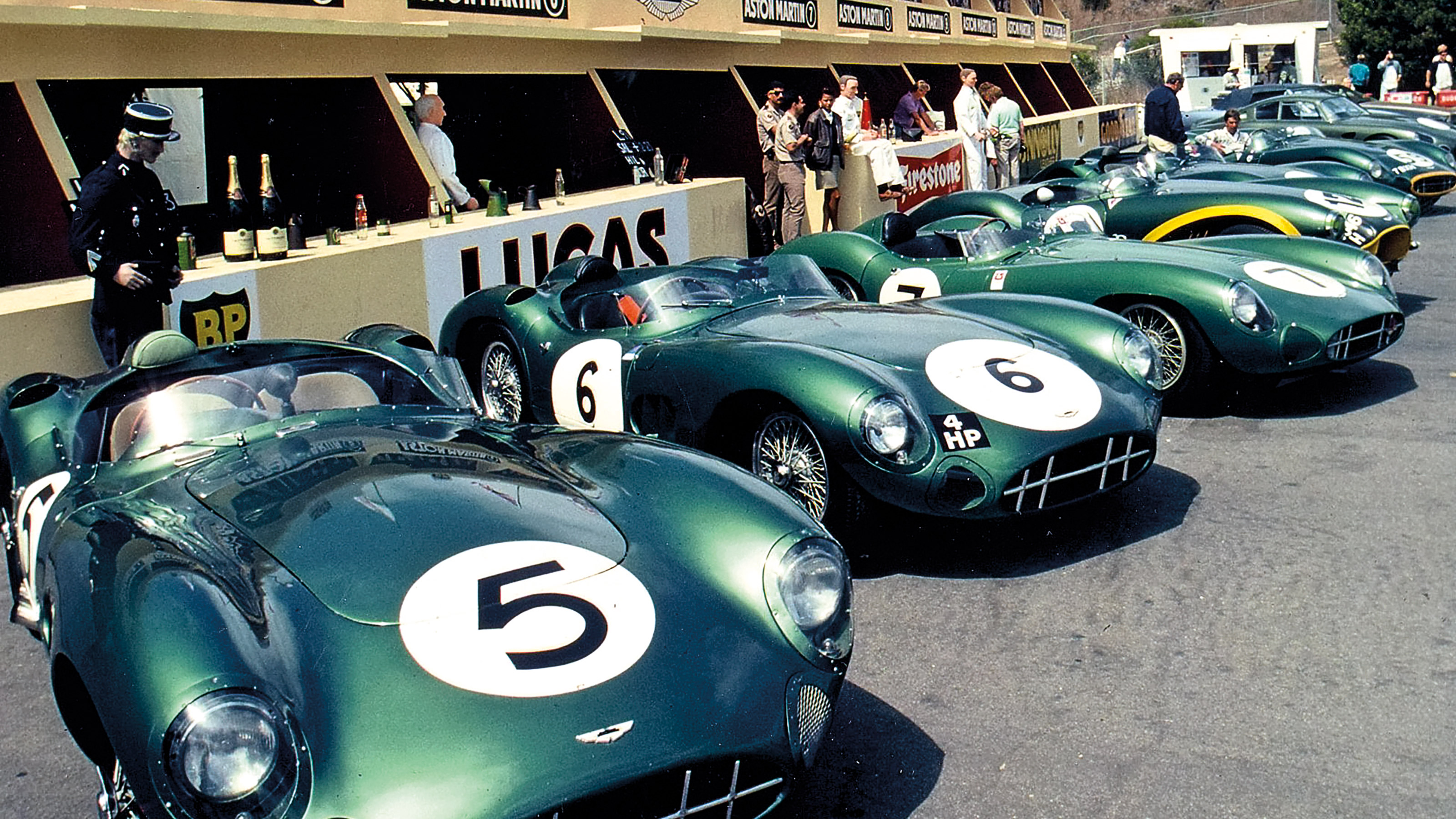 Aston Martin DBR1 lineup