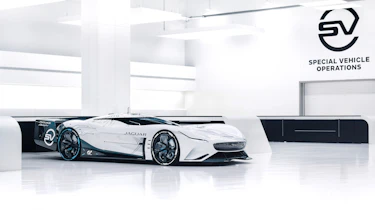 Jaguar Vision Gran Turismo SV Concept - side