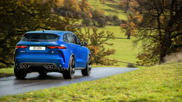 Jaguar F-Pace SVR 2021 rear quarter